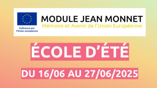 École d’été du Module Jean Monnet | Édition 2025